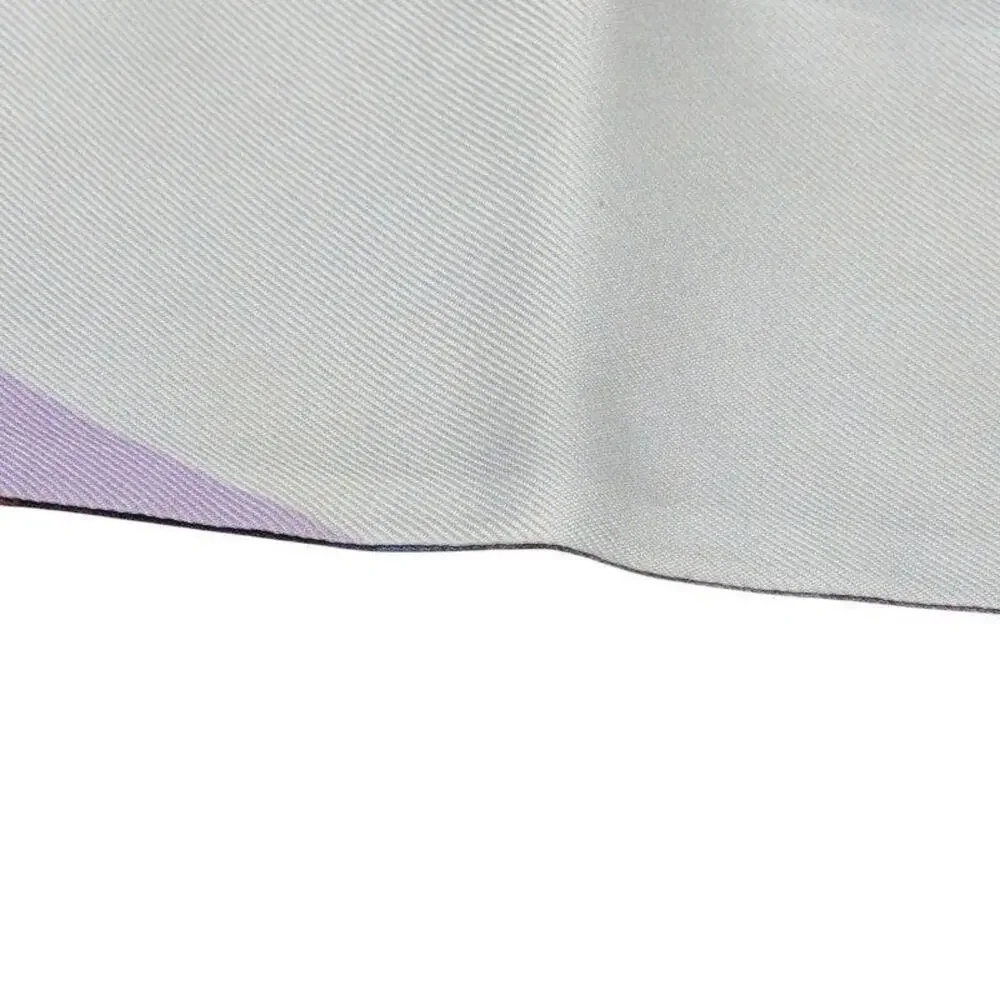 Dior Mitzah Crystal Print Scarf Twilly Purple